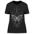 thumbnail image 1 of Triangle Butterfly Design  T-Shirt Women -Image by Shutterstock, Female Small, 1 of 2