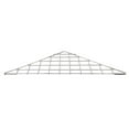 thumbnail image 1 of Triangle Chrome Shelf - 24"x 24" x 32" - For Wire Grid, 1 of 1