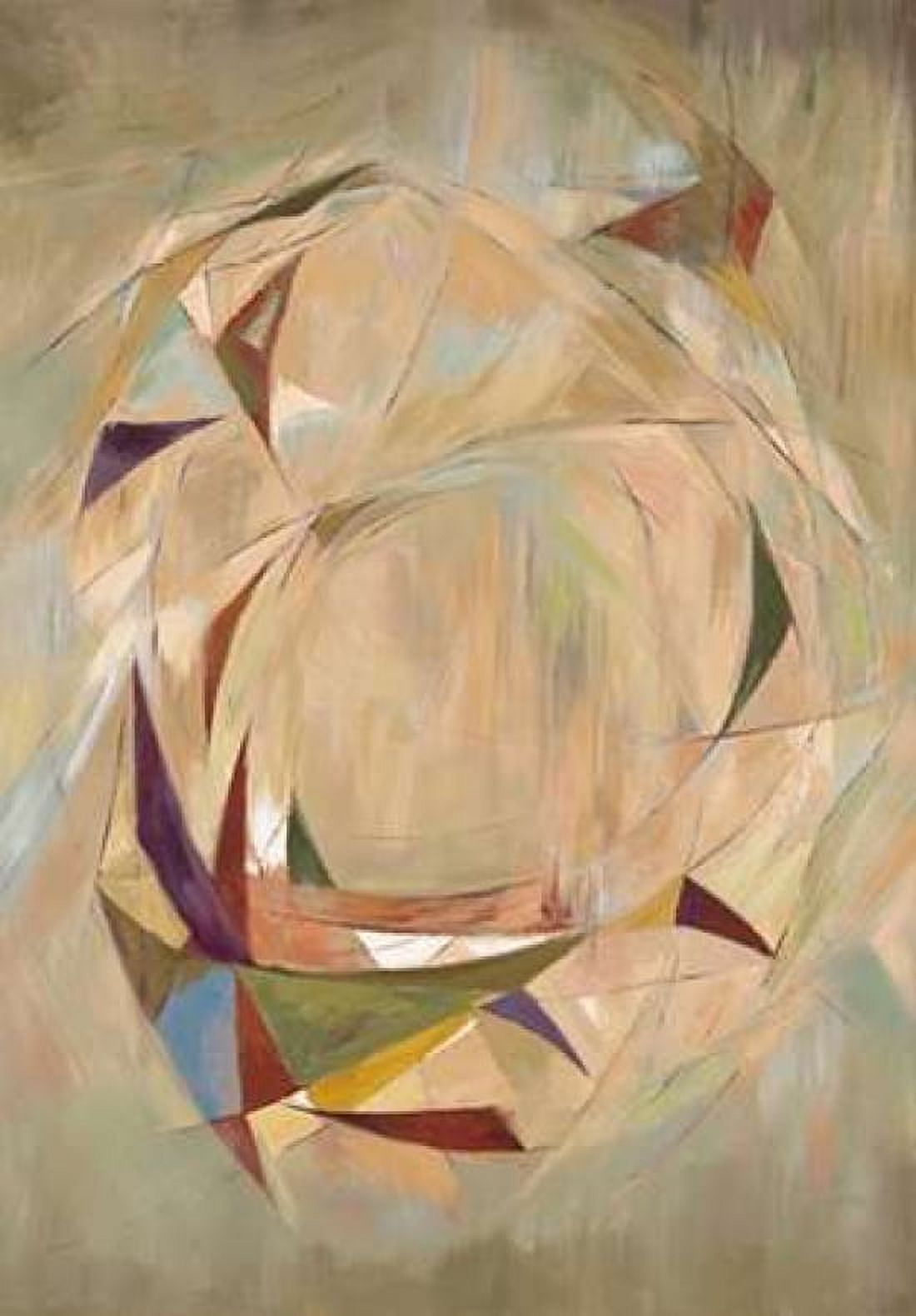 Triangle Circle Canvas Art - Art Atelier Alliance (20 x 28)
