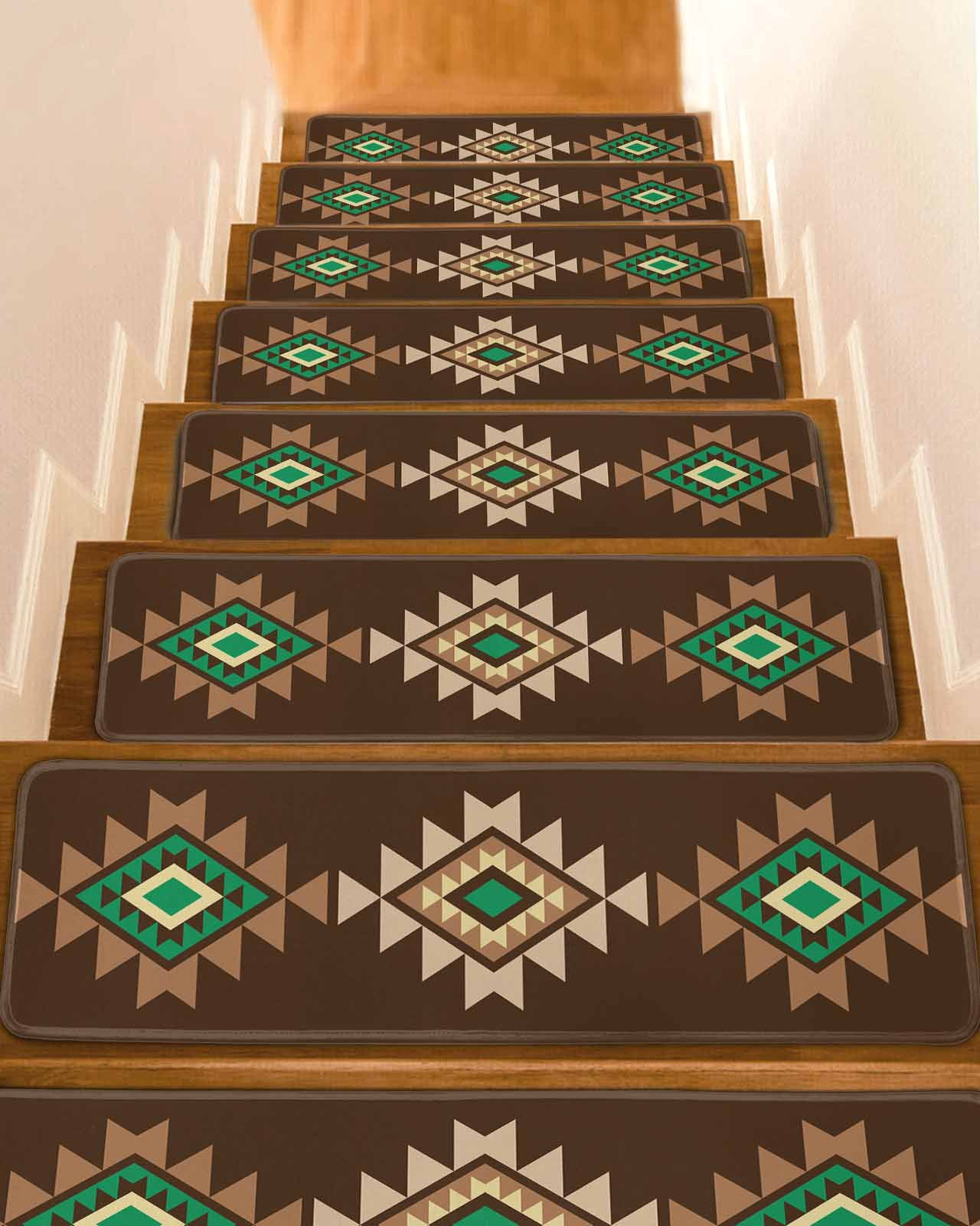 Triangle Combination Non-Slip Stair Treads for Wooden Steps, 10 Pack ...