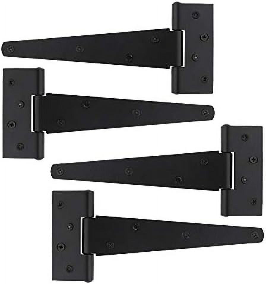 Triangle Door Hinge 4 Pk Heavy Duty 8 Inch TStrap Farmhouse Style