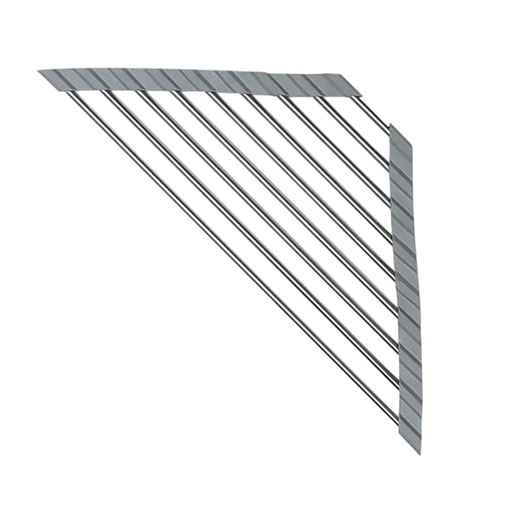 Triangle Drying Rack Corner Drainer For Kitchens Sink Corner Rustproof Nonrust Steel Kitchens Sink Rack