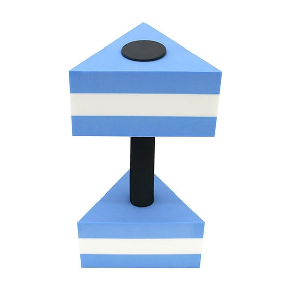 Triangle Dumbbell Foam Water Aerobic Barbell Lightweight Swimming Pool Fitness Equipment For Aqua Gym Spa Workout Training And Recreational Water Activities