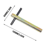 Triangle Elevator Key Long Emergency Door Unlocking Tool Triangular Lock Wrench for Lift Maintenance Building Service Access Zinc Alloy Durable,2.36x3.94inch