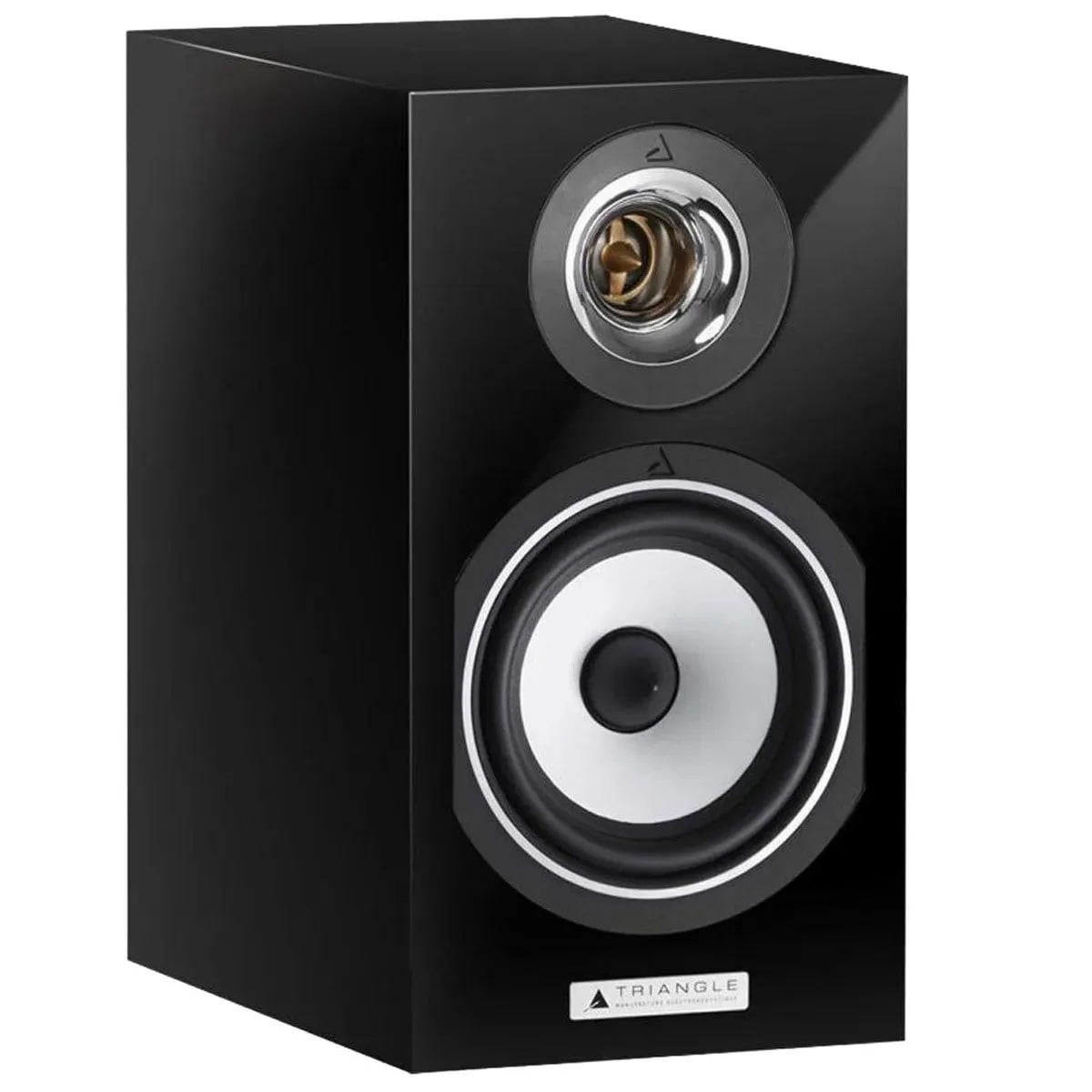 Triangle Esprit Titus Ez Hi-Fi Bookshelf Speakers, Black High Gloss, Pair
