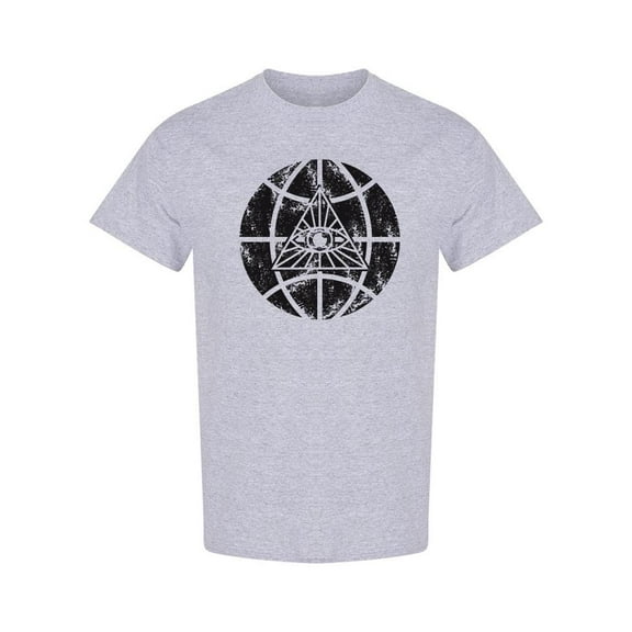 Triangle Eye In A Ball T-Shirt Men -SPIdeals Designs, Male Small
