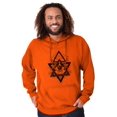 thumbnail image 1 of Triangle Eye Star Symbolic Spirit Unisex Plus Size Hoodie Brisco Brands 2X, 1 of 6