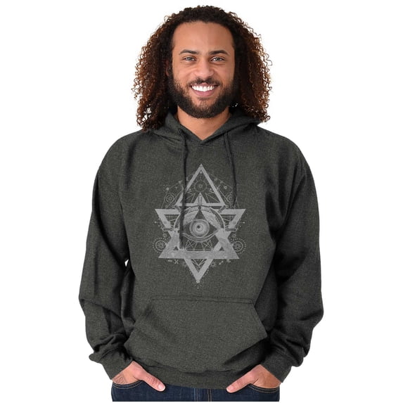 Triangle Eye Star Symbolic Spirit Hoodie Sweatshirt Women Men Brisco Brands S