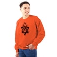 thumbnail image 1 of Triangle Eye Star Symbolic Spirit Unisex Plus Fleece Graphic Sweatshirt Brisco Brands 2X, 1 of 5