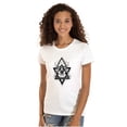 thumbnail image 1 of Triangle Eye Star Symbolic Spirit Womens Slim Fit Graphic Tee Brisco Brands L, 1 of 5