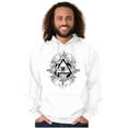 thumbnail image 1 of Triangle Eye Wheel Symbolic Spirit Hoodie Sweatshirt Women Men Brisco Brands M, 1 of 6