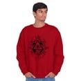 thumbnail image 1 of Triangle Eye Wheel Symbolic Spirit Sweatshirt for Men or Women Brisco Brands S, 1 of 6