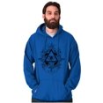 thumbnail image 1 of Triangle Eye Wheel Symbolic Spirit Unisex Plus Fleece Graphic Hoodie Brisco Brands 2X, 1 of 5