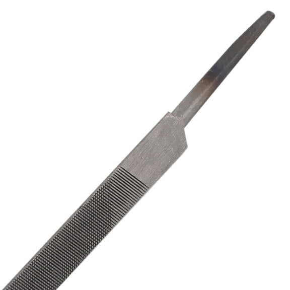 Triangle File for Woodworking and Metalwork, High Hardness Steel Burr Removal Tool for Cutting Edges, Professional Hand File Accessory for Deburring Wood or Metal, 5 Inch