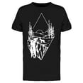 thumbnail image 1 of Triangle Forest Hand Drawn T-Shirt Men -Image by Shutterstock, Male XX-Large, 1 of 2