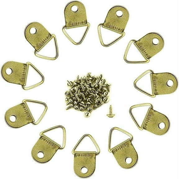 Triangle Frame Ring Single Hole Wall Mount Hook Picture Frame Decoration Accessories