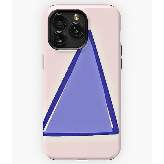 Triangle Geometric Shape Minimalist Graphic Art A10085 Phone Case for iPhone 11 to 17 Pro Max