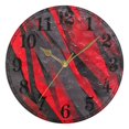 thumbnail image 1 of Triangle Geometry Pattern Silent Wall Clock 10" Non-Ticking Battery Clock, 1 of 7