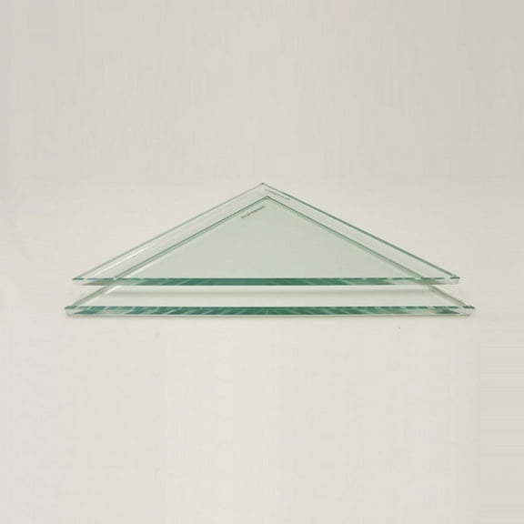 Triangle Glass Only Shelf By Spancraft Glass
