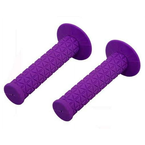 Triangle Grips Purple. Bike grips, bicycle grips, bmx grips, lowrider grips, beach cruiser grips, mountain bike grips
