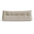 thumbnail image 1 of Triangle Headboard Wedge Cushion, Twin Size 20" x 39" x 8", Beige, 1 of 5