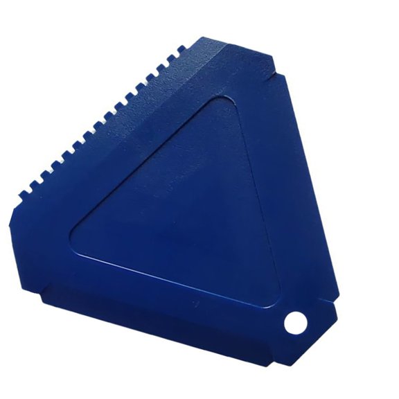 Triangle Ice Scraper Snow Remover for Cars Using HIPS for Cold Resistance and Efficient Defrosting