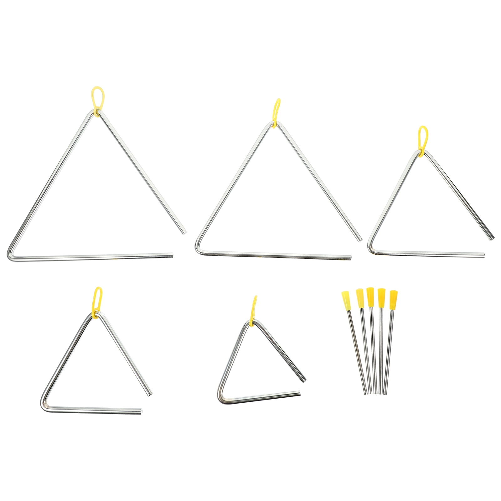 Triangle Instrument Percussion Music Striker Bell Kids Musical Iron