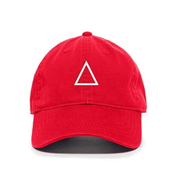 Triangle Korean Letter J Baseball Cap Embroidered Cotton Adjustable Dad Hat