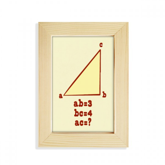 Triangle Length Illustration Pattern Desktop Display Photo Frame Picture Art Painting 5x7 inch