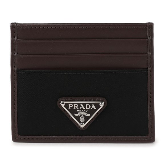 Pre-Owned Triangle Logo Card Case