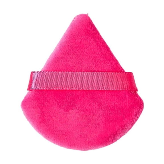 Triangle Loose Velvet Powder Puff Soft Reusable Sponges Face Makeup Blender