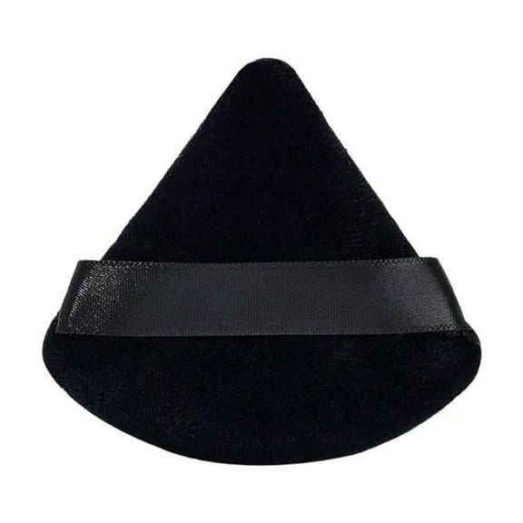 Triangle Loose Velvet Powder Puff Soft Reusable Sponges Face Makeup Blender