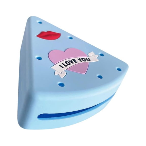 Triangle Makeup Sponge Holder Protective Container Cute Reusable Breathable Cosmetic Blender Sponge Case for