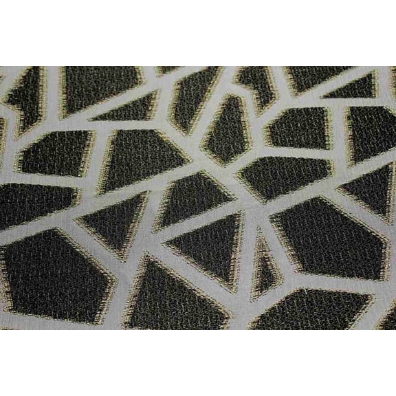 Triangle Metallic Jacquard Fabric, 58 Inch. in Width, | Home Decor