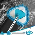 thumbnail image 1 of Triangle Mop Cloth - Replacement Microfiber Pad for Rotating Mop, Ultra Absorbent Washable Refill Head for Floor and Wall Cleaning, Soft Scratch Free Dusting Cover for Household Use, 1 of 9