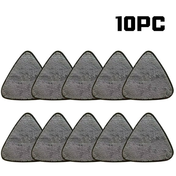 Triangle Mop Pads Replacement – Compatible with Most Triangle Mops – Reusable & Washable Mop Refills for Floor, Wall, and Ceiling Cleaning,24*24*24cm 10pcs