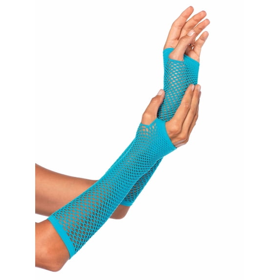 Triangle Net Fingerless Gloves