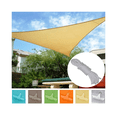 thumbnail image 1 of Triangle Outdoor Sun Shade Sail Waterproof Patio Canopy Backyard Porch Pool Sun Shelter Cover 12'x12'x12' Khaki, 1 of 9