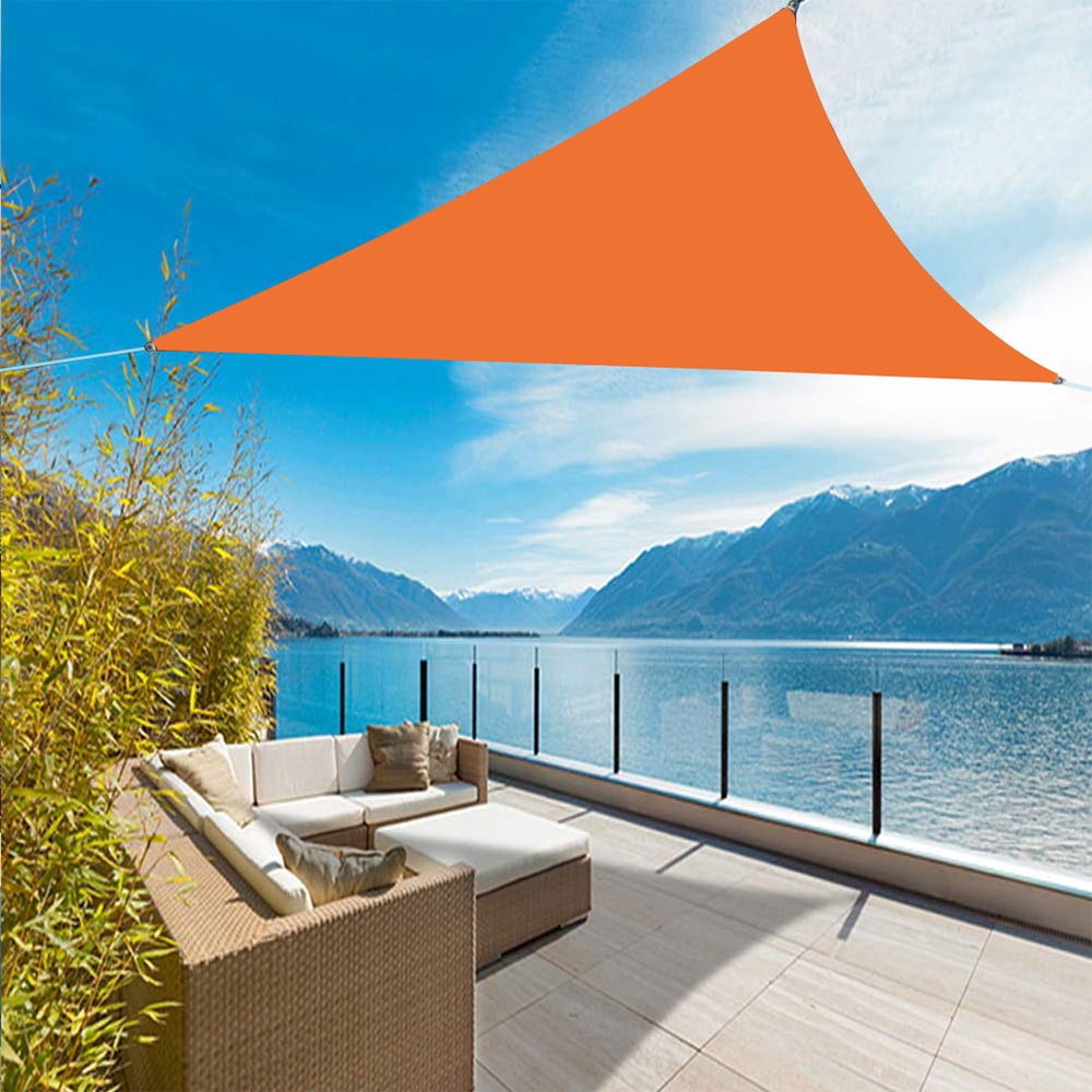 Triangle Outdoor Sun Shade Sail Waterproof Patio Canopy Backyard Porch