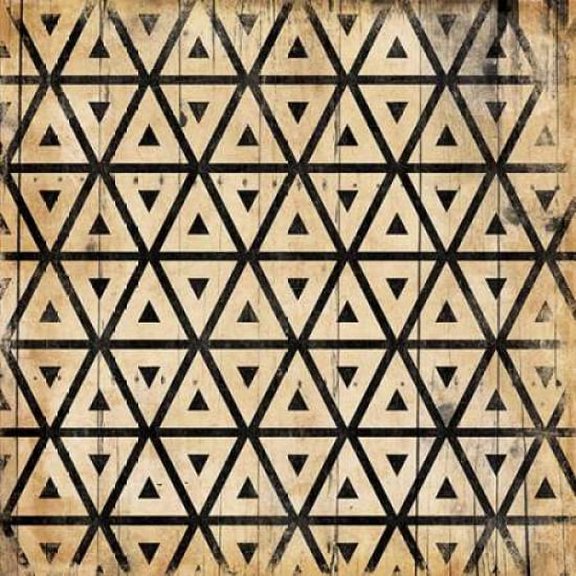 Triangle Pattern Poster Print by Jace Grey (24 x 24)