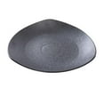 thumbnail image 1 of Triangle Plates - 10.5 Inch Matte Black Ceramic Plates, Set of 12 - Modern Dinnerware for Home, Restaurant, Parties, 1 of 2