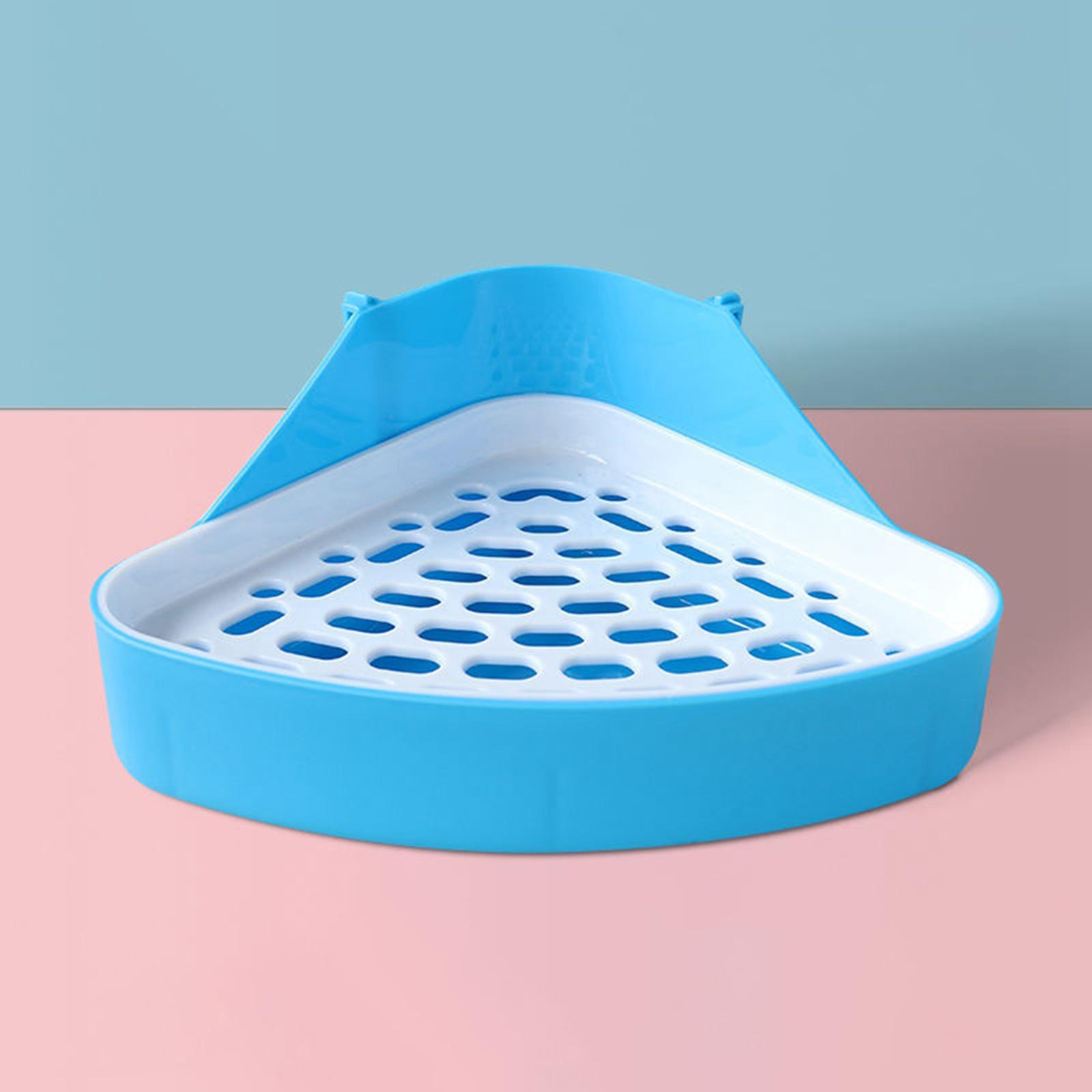 Triangle Potty Trainer Guinea Pig Litter Pan for Hamster Ferrets