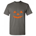 thumbnail image 1 of Triangle Pumpkin Emotion Halloween Graphic Tees Men Humor Novelty Funny Sarcastic T Shirt, 1 of 5