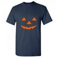 thumbnail image 1 of Triangle Pumpkin Emotion Halloween Graphic Tees Men Humor Novelty Funny Sarcastic T Shirt, 1 of 5