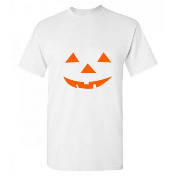 Triangle Pumpkin Emotion Halloween Graphic Tees Men Humor Novelty Funny Sarcastic T Shirt