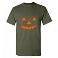 thumbnail image 1 of Triangle Pumpkin Emotion Halloween Graphic Tees Men Humor Novelty Funny Sarcastic T Shirt, 1 of 5