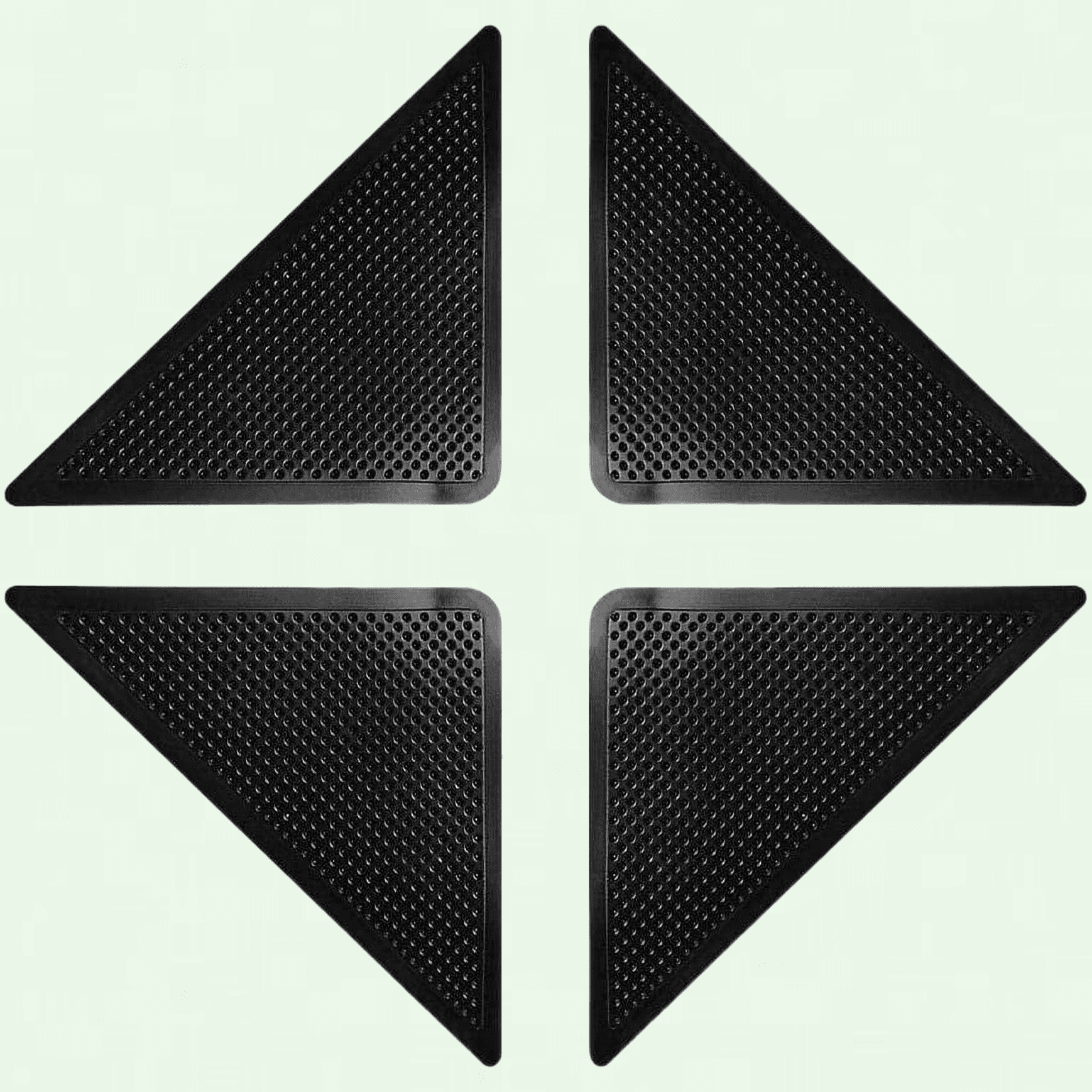Triangle Rubber Mat Sticker Grippers, Set of 4, Reusable Non-Slip ...