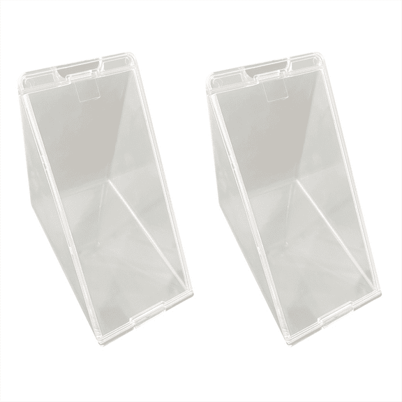 Triangle Sandwich Container Reusable Washable Box Clear Boxes 2PCS