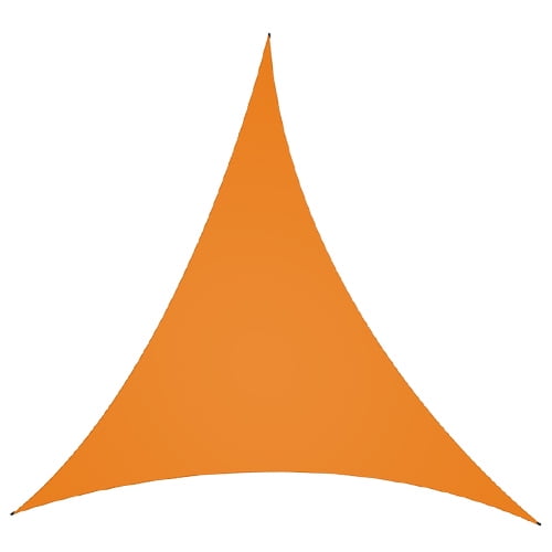 Triangle Shade Sail for Patio, Garden, or Playground - Outdoor Sun Shelter and Canopy