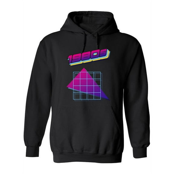 Triangle Shape 1980s Hoodie Women -Image by Shutterstock, Female Medium